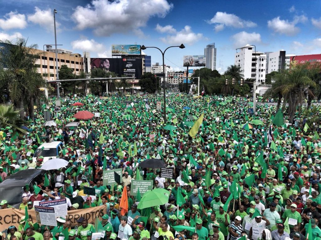 Marcha del Millón contra la Corrupción logra masivo apoyo del pueblo dominicano