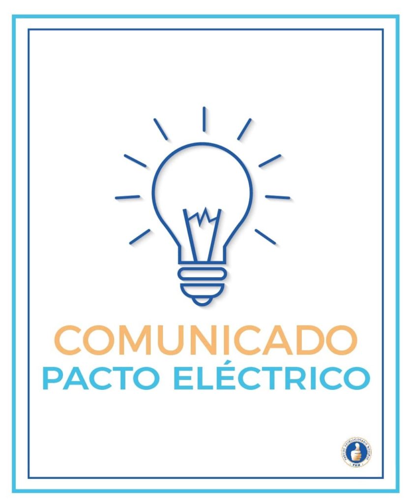 PRM aspira a un pacto eléctrico que respete la ley y beneficie a la ciudadania.