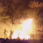 Arde la Loma de Guaigüí, en la Vega