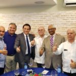 Hipólito Mejía presenta a Daniel Rivera como precandidato a la senaduría de Santiago