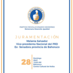 #PRM Juramenta este domingo a Melania Salvador Ex-Senadora PRD en Bahoruco