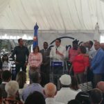 David Collado inaugura trabajos de drenaje pluvial en Ensanche Espaillat.