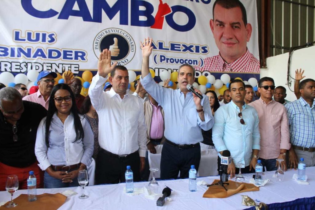 Abinader dice primarias están definidas a favor del cambio.  Juramenta a empresario Alexis Adames (Video)