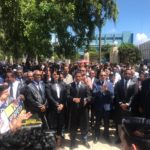 Abogados piden frente al Congreso se respete la Constitución