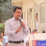 David Collado inaugura obras comunitarias en Manganagua