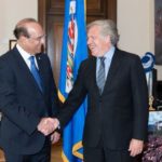 Secretario de la OEA se reúne con el presidente de la Junta Central Electoral