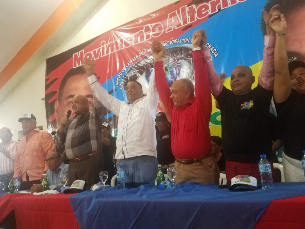 El movimiento alternativo Ojo Pela’o asume candidaturas de @PRM_Oficial Luís Abinader, Jesús Ogando y Ramón Hernández Monine.