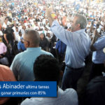 Luis Abinader @PRM_Oficial centrado en ultimar tareas para ganar primarias con 85%