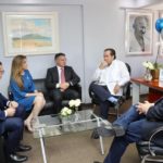 @PRM_Oficial recibe visita de @pbrache y @cesardargam, Presidente y Vicepresidente Ejecutivo @CONEP_RD