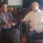Hipólito Mejía @PRM_Oficial se reúne con Paulino Moya vocero evangélico
