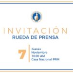 Agenda @PRM_Oficial Jueves 7 Noviembre 2019 Rueda de prensa. Entrevista dirigentes