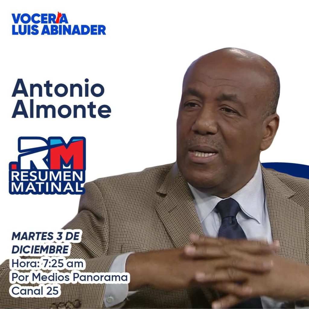 Agenda: Entrevistas Martes 03 Diciembre Dirigentes @PRM_Oficial