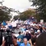 Video: Abinader @PRM_Oficial encabeza recorrido en la Marcha por la Democracia