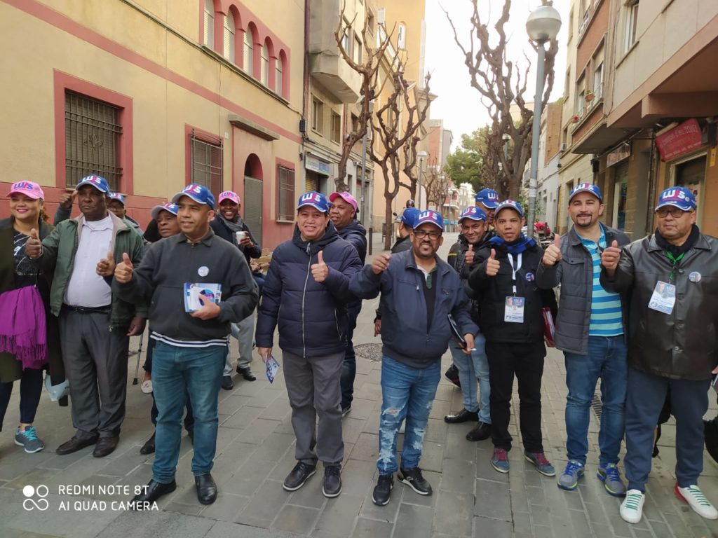 Gran mano a mano por el cambio Seccional @PRM_Oficial Barcelona