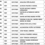 Admisión candidaturas DIPUTADOS PROVINCIAS y CIRC elecciones 17 de mayo 2020