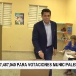 David Collado @PRM_Oficial ejerce su derecho al voto