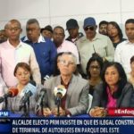 Manuel Jiménez @PRM_Oficial advierte no permitirá construcción terminal SDE
