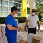 @PRM_Oficial y @luisabinader donaron hoy material de protección