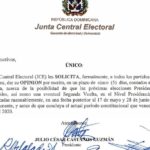 Pleno JCE solicita opinión de partidos para calendarizar elecciones presidenciales y congresuales a una fecha posterior