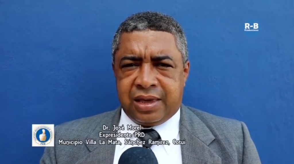 Video: Dr. José Morel, Expresidente del PRD de Villa La Mata, apoya a Luis Abinader