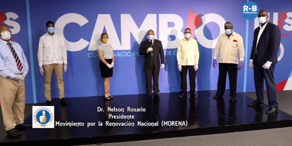 VIDEO: Movimiento por la Renovación Nacional (MORENA), apoya a Luis Abinader