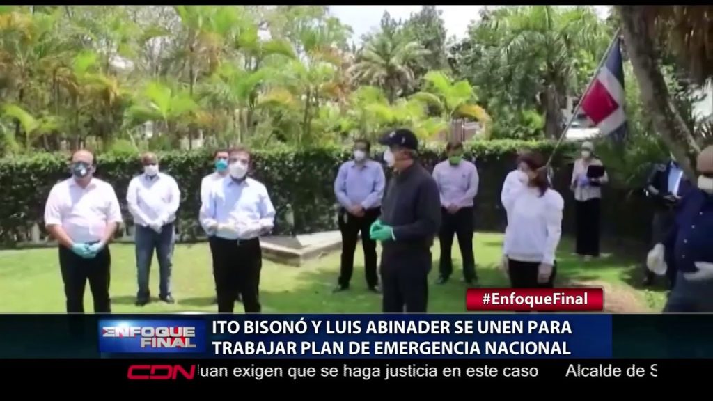 Ito Bisonó y Luis Abinader @PRM_Oficial se unen para trabajar plan de emergencia nacional