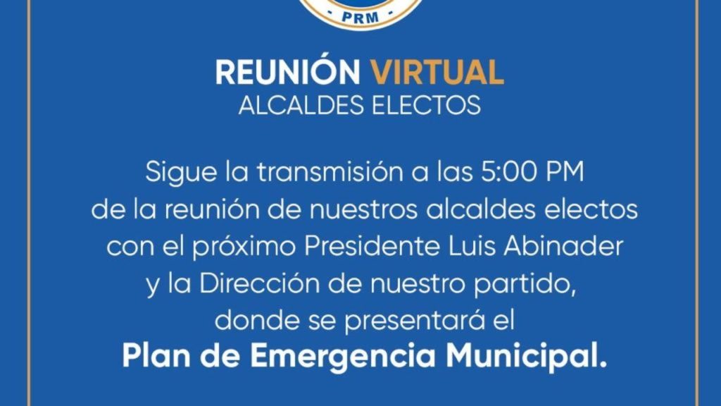 En Vivo: Plan de Emergencia Municipal @PRM_Oficial