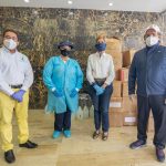 José Paliza y Ginette Bourginal @PRM_Oficial realizan importante donativo en Puerto Plata para contrarrestar el COVID-19
