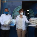#RaquelVice continua con la entrega de material de limpieza y protección, para  el trabajo del personal médico y alimentos a iglesias