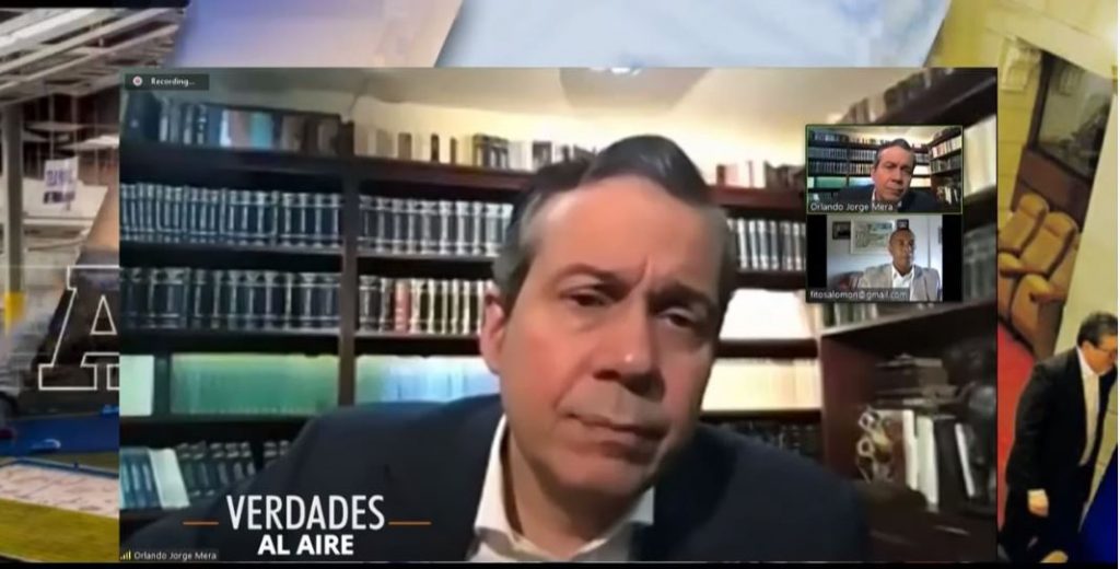 Entrevista Orlando Jorge Mera @PRM_Oficial en Verdades al Aire