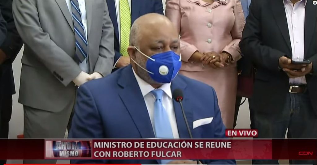 Ministro de Educación se reúne con Roberto Fulcar @PRM_Oficial