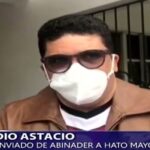 Pastor Dio Astacio @PRM_Oficial lleva raciones alimenticias a familias afectadas por tormenta en Hato Mayor