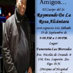 Servicio fúnebre de Raymundo de la Rosa Alcantara @PRM_Oficial