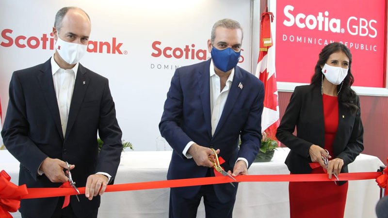 Presidente @LuisAbinader encabeza inauguración  generará más de 2000 empleos “Campus de Servicios Globales del #Scotiabank”