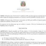 Decreto 619-20 emitido por el Presidente @LuisAbinader @PRM_Oficial
