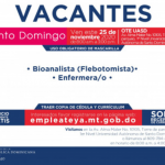 @MTrabajoRD invita a jornada de empleo en el Distrito Nacional
