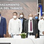 @LuisAbinader, @raquelpenavice @AgriculturaRD @limbercruzl,  @bagricolaRD, @itobisono presentan Plan #RelanzamientoIndustriaTabaco