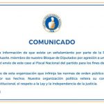 @PRM_Oficial envia el caso del diputado Sadoky Duarte al Fiscal Nacional del partido para los fines de lugar.