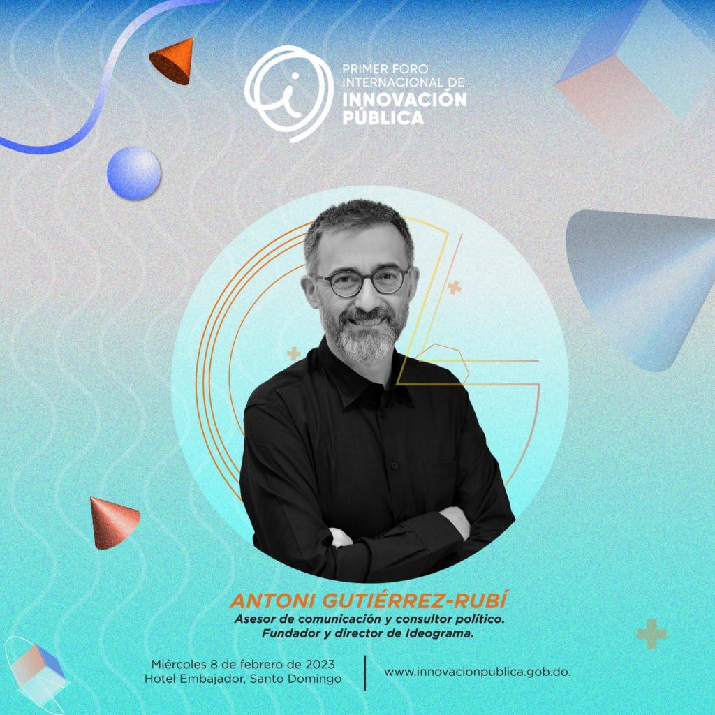 @JosePaliza: Conoce los retos y desafios del futuro de la innovación pública en el Primer Foro Internacional de Innovacion Pública