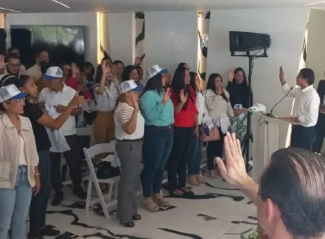 La Dirección Nacional del Movimiento Nuevos Demócratas da movimiento apoya reelección de @luisabinader