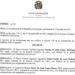 Decretos 67-23 y 68-23 emitido por el Presidente @LuisAbinader @PRM_Oficial