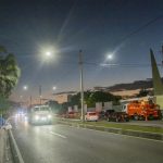 @EdesurRD Ilumina 10 kilómetros del Malecón de Santo Domingo