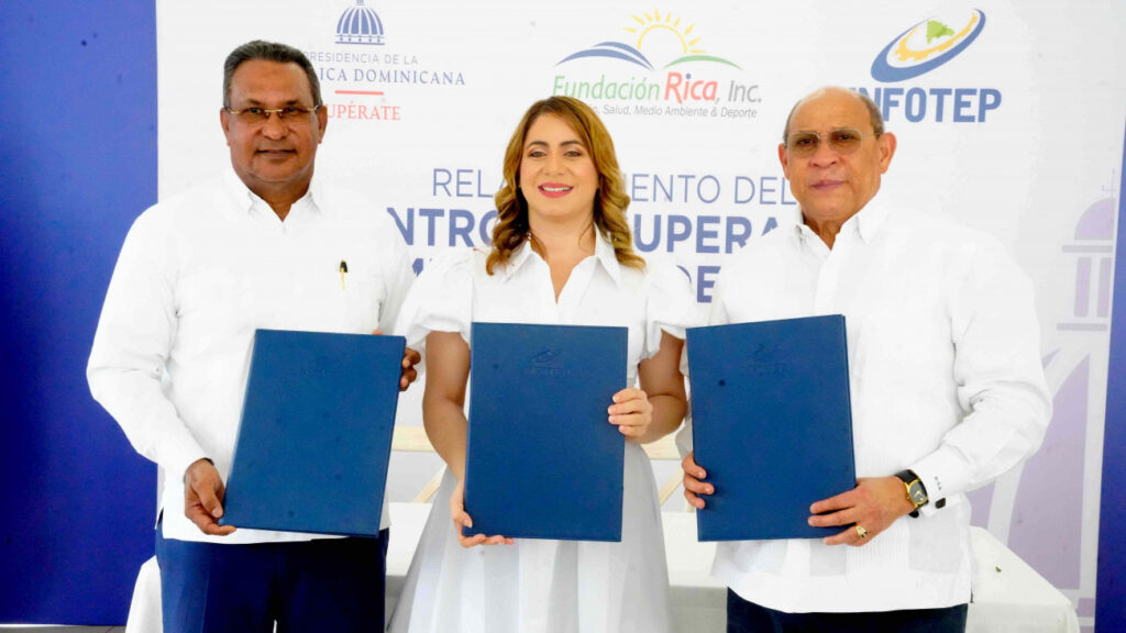Supérate, Fundación Rica e @InfotepRD se unen por el desarrollo de Villa Altagracia con relanzamiento de Centro de Superación Comunitaria