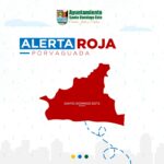 El @coe_rd anunció alerta roja para el Gran Santo Domingo debido a la crecida de ríos, arroyos y cañadas, así como inundaciones urbanas