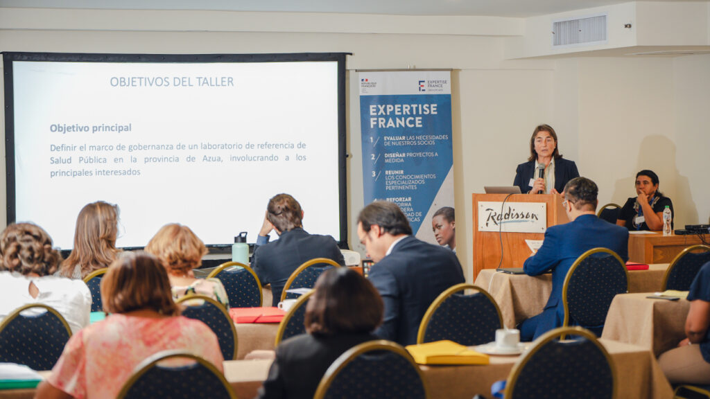 Con el apoyo de Expertise France, MISPAS Y SNS realizan taller para fortalecer y ampliar la red pública de laboratorios