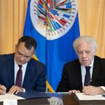 La @juntacentral y la @OEA_OFICIAL firman convenio de cooperación técnica de cara al próximo proceso electoral