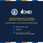 @PRM_Oficial convoca a rueda de prensa de la Comisión Nacional de Elecciones Internas