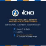 @PRM_OFICIAL Convoca a los medios de comunicación a la rueda de prensa de Comisión Nacional de Elecciones Internas.