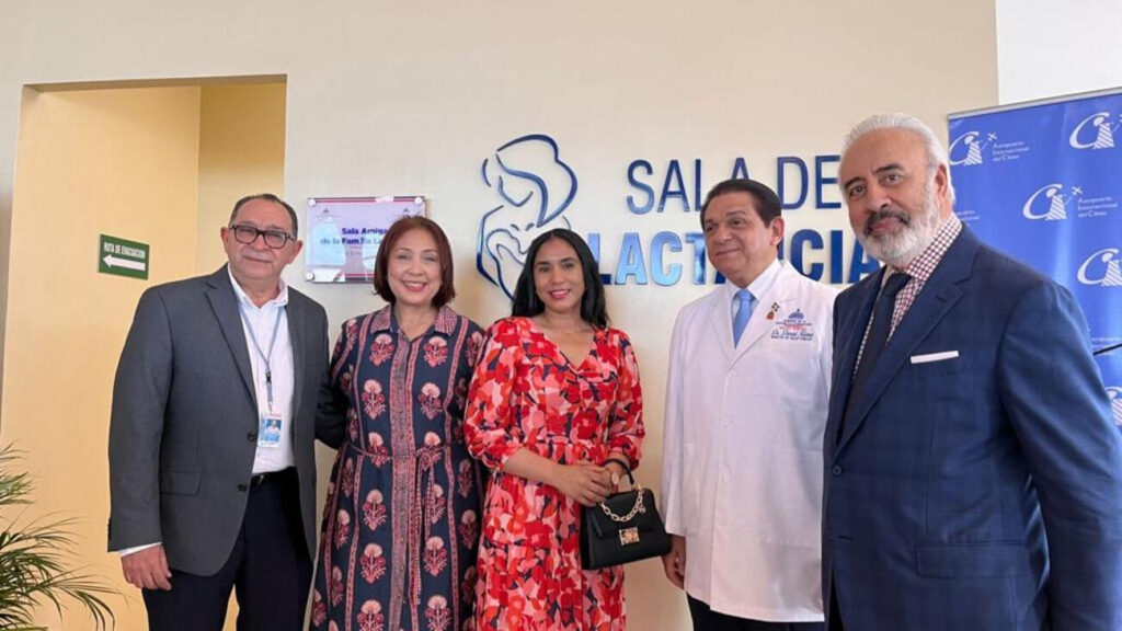 Certifican sala de lactancia materna en el Aeropuerto Internacional del Cibao; ministro de Salud Pública asiste al acto