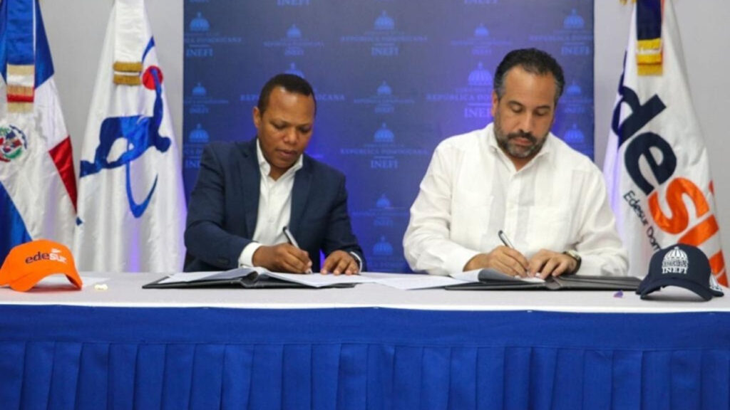 INEFI y Edesur firman convenio para fomentar el deporte escolar